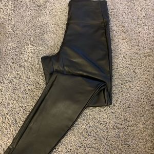 Athleta faux leather legging